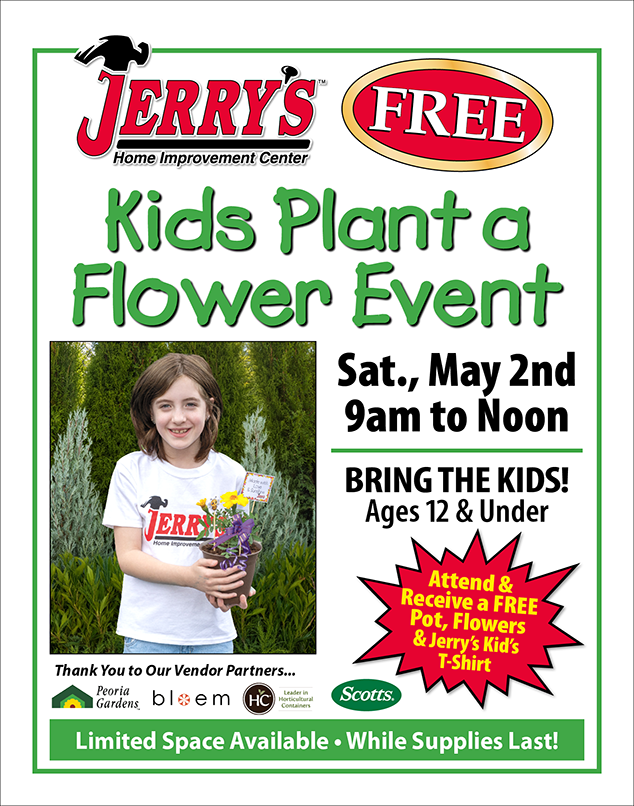 Kids Plant a Flower Event